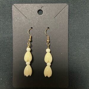 Pikake Flower Hamiton Gold Earrings (New)